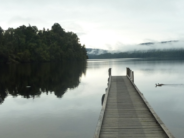 Franz Jozef, empty pier, New Zealand